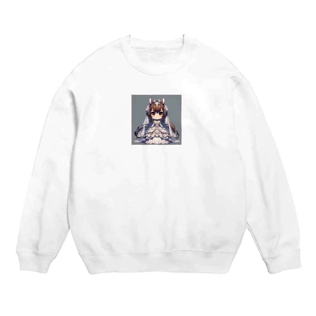 干支シティの午の花嫁 Crew Neck Sweatshirt