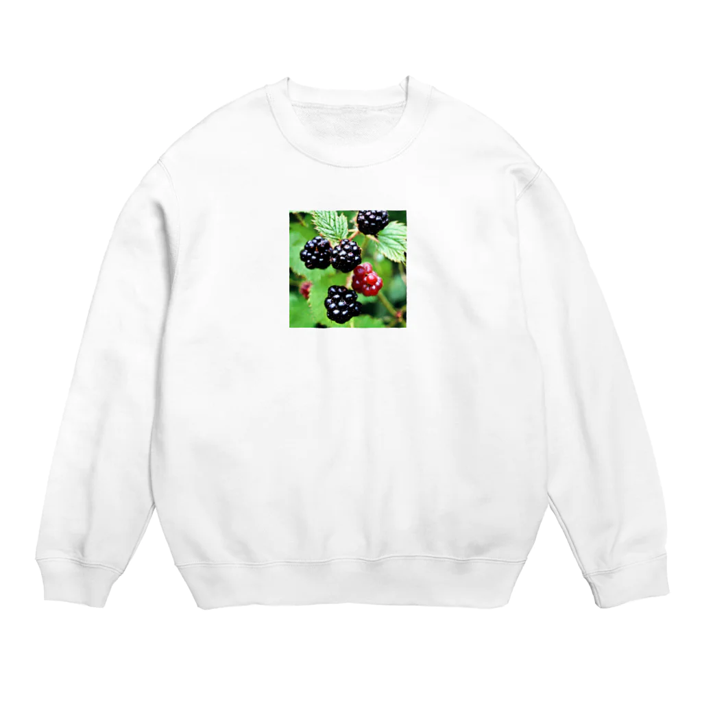 xwd28のあい　らぶ　ブラックベリー Crew Neck Sweatshirt