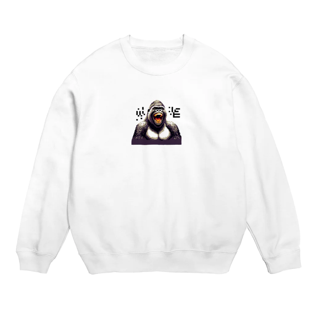 kazuminLANのゴリラ笑う🦍！ Crew Neck Sweatshirt