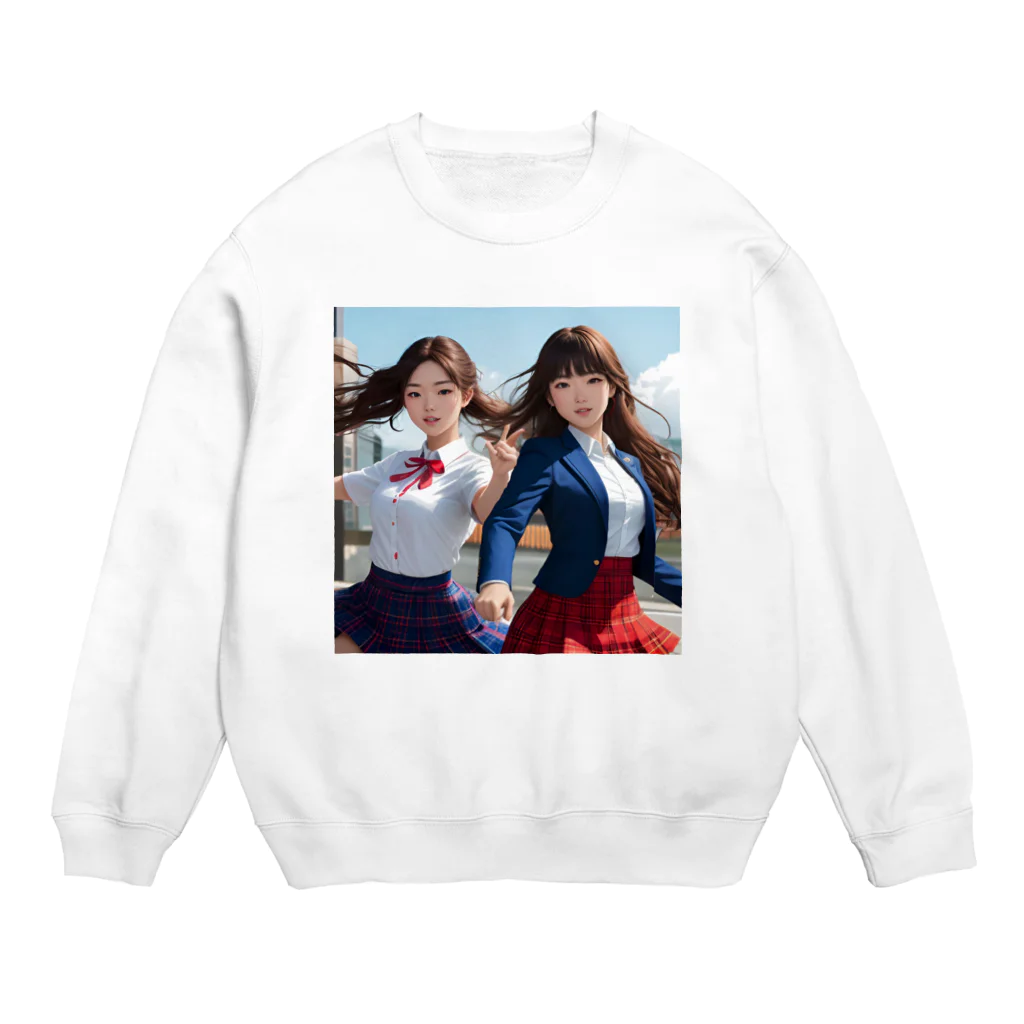 あかいはちのダンス Crew Neck Sweatshirt