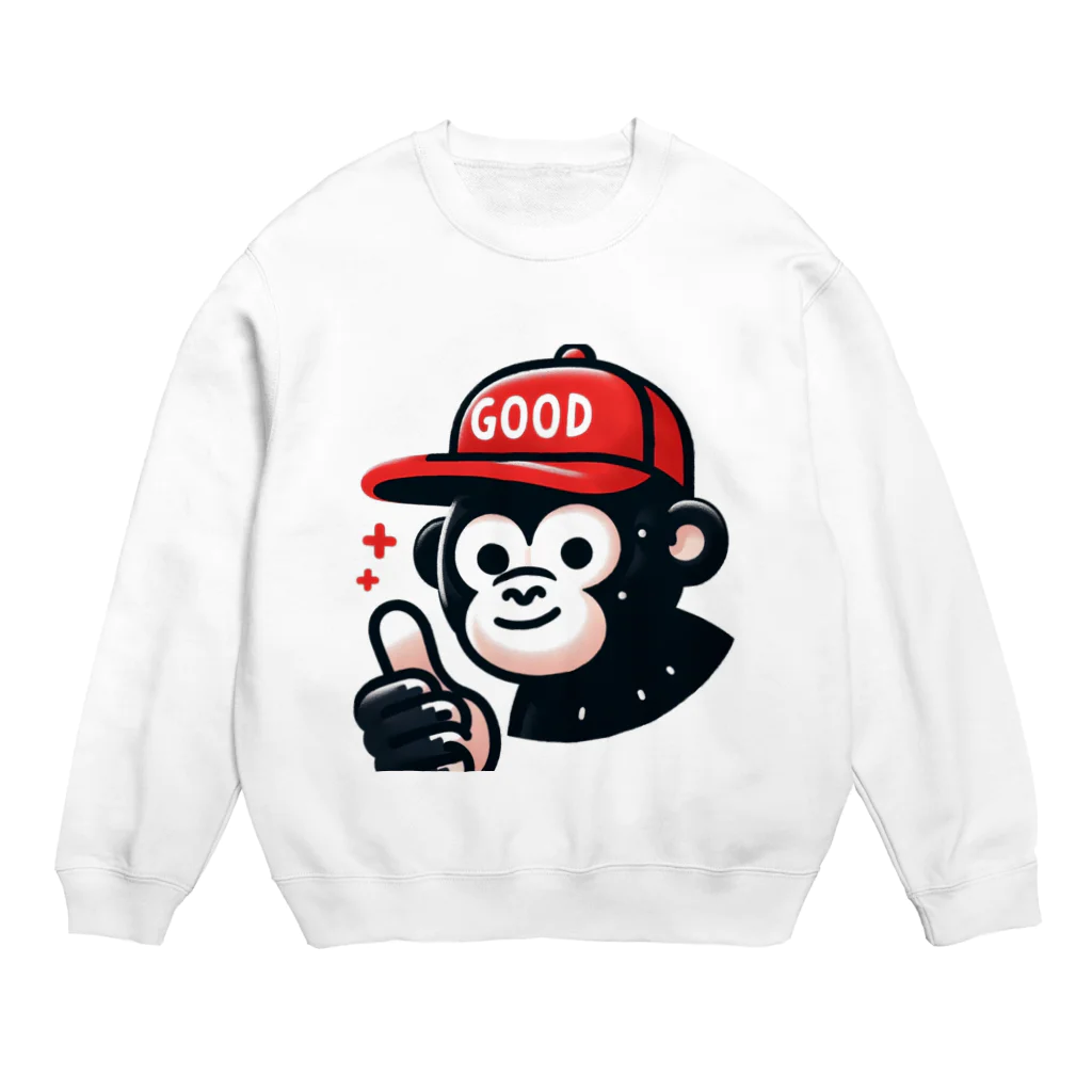 アニマルキャラクターショップのGoodゴリラ Crew Neck Sweatshirt