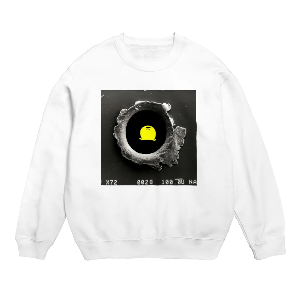 羽田ベースの弾痕deぽんぢ君 Crew Neck Sweatshirt