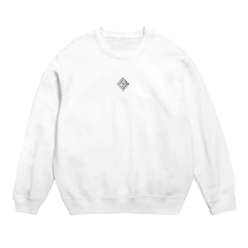 シルバーデザイン-幻影のゼノンの結晶 Crew Neck Sweatshirt