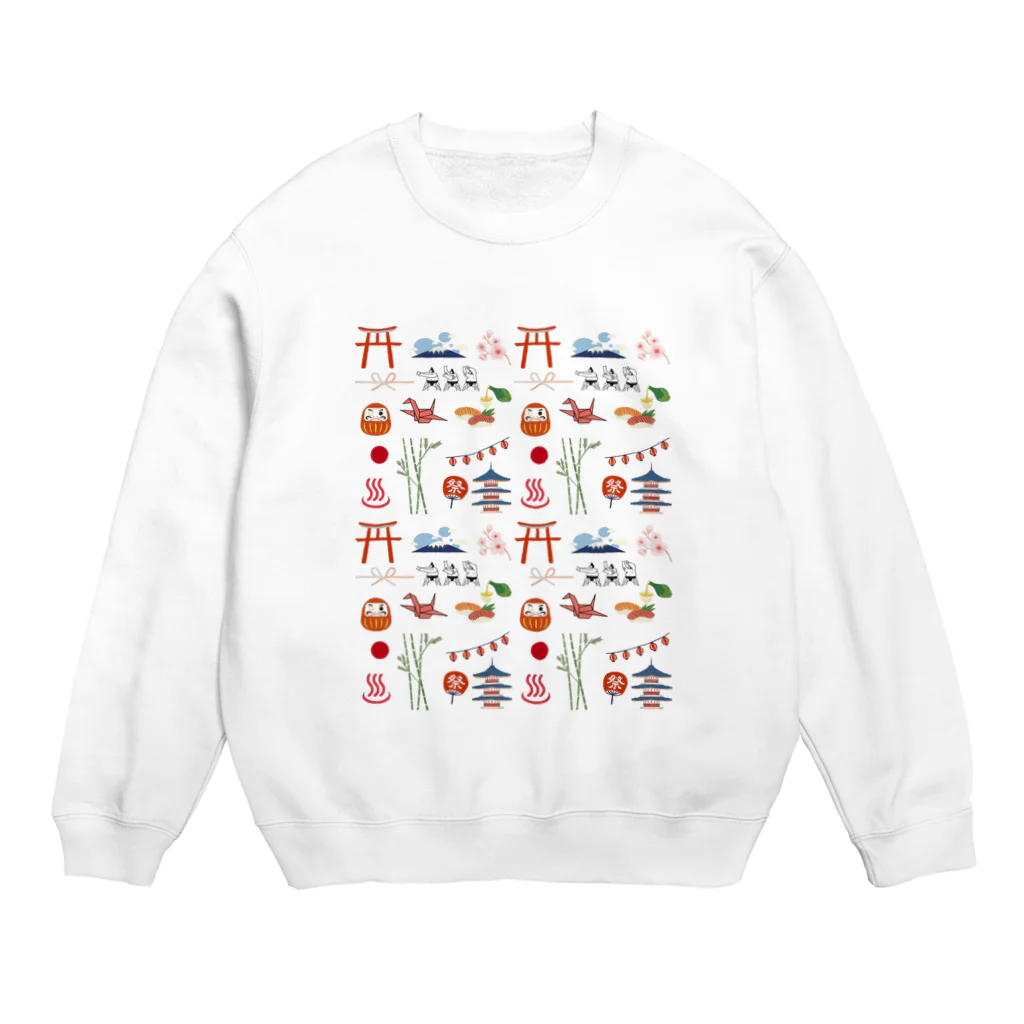 Atelier-Stellaのあっぱれ　Japanese culture Crew Neck Sweatshirt