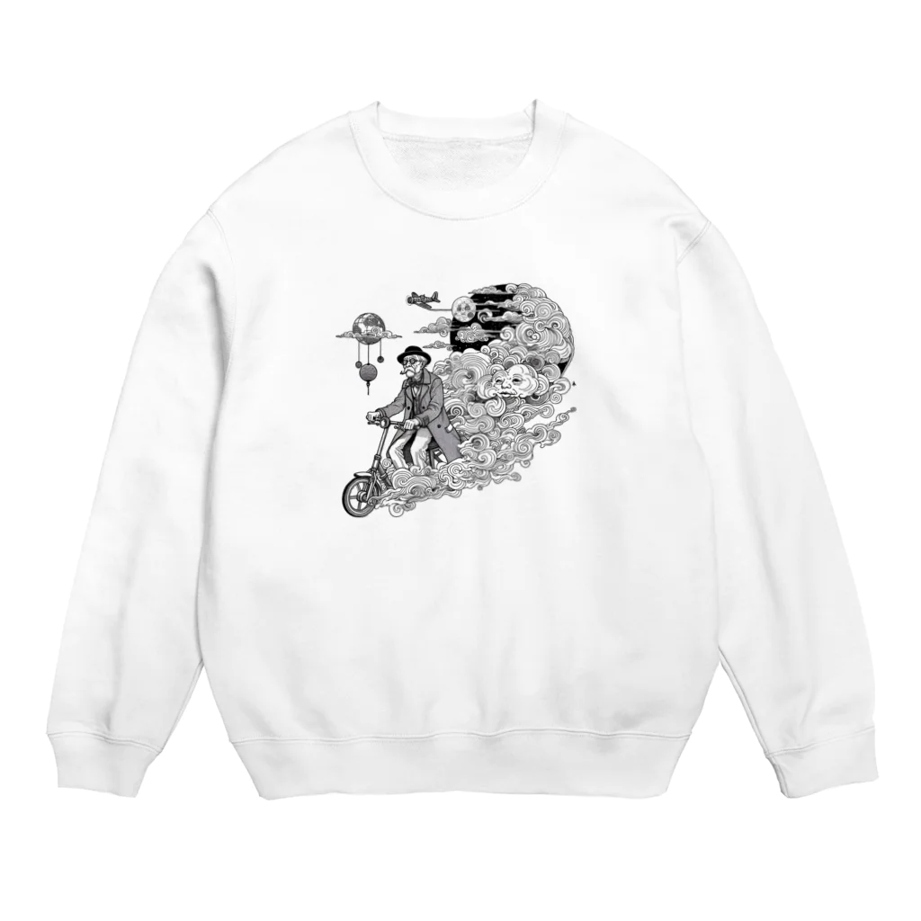 DAo SHOPのじぃじは今日も夢の中 Crew Neck Sweatshirt