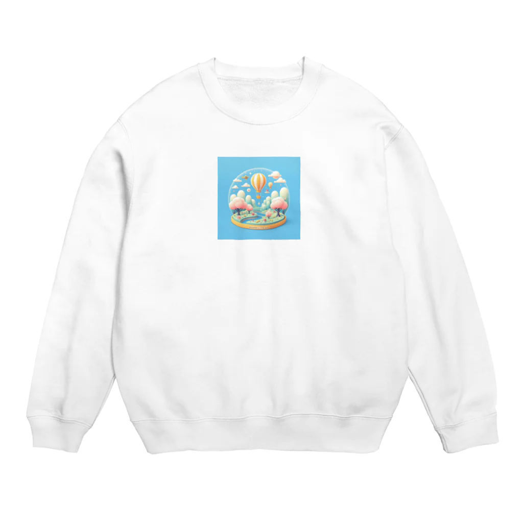 Kai🐚の気球 Crew Neck Sweatshirt