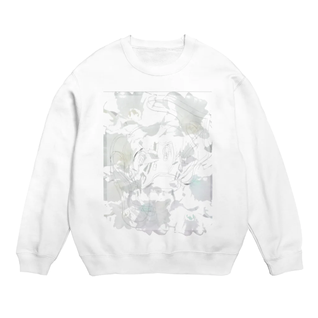 にゃんにゃこにゅうのとろん Crew Neck Sweatshirt