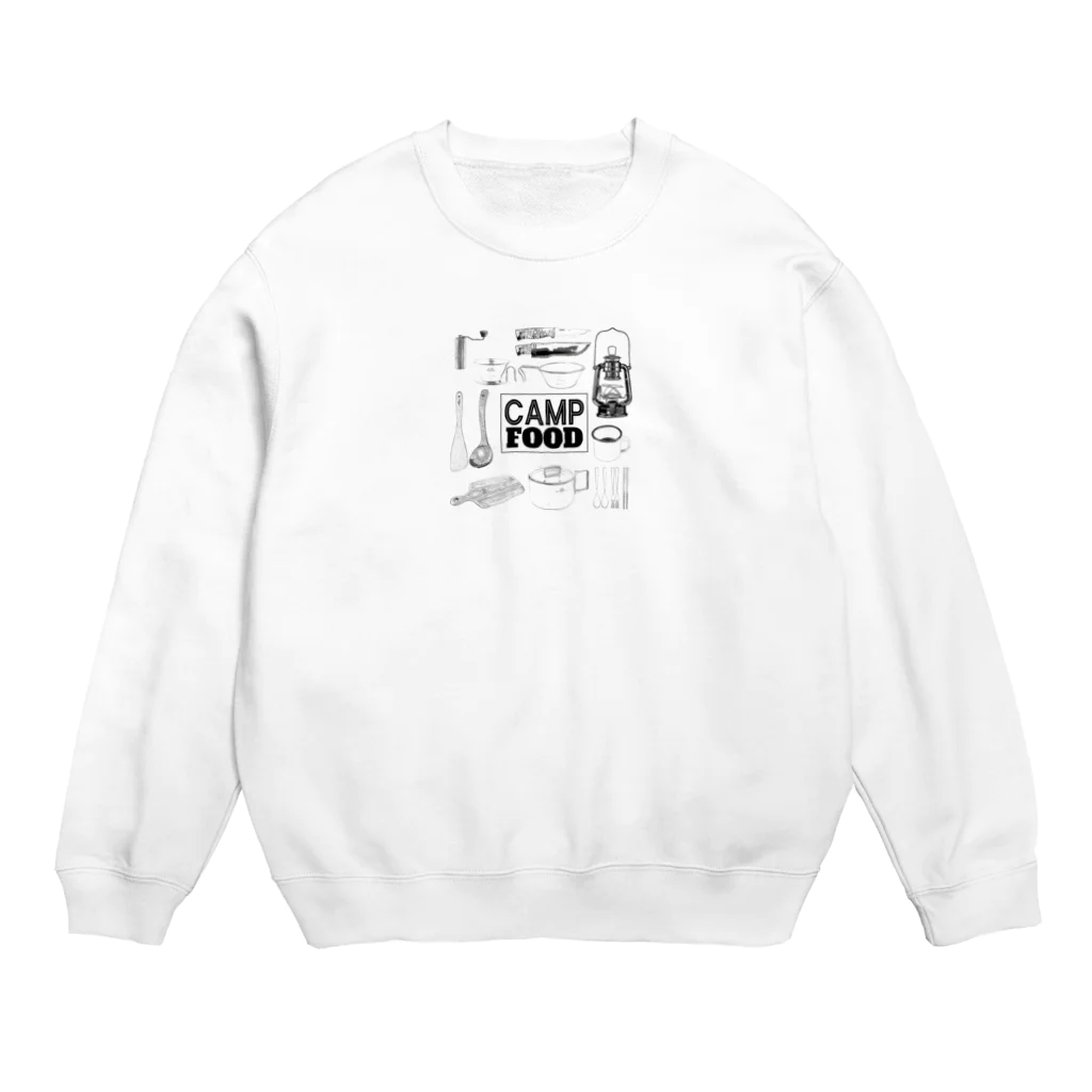 rokkakukikakuのCAMP FOOD Crew Neck Sweatshirt