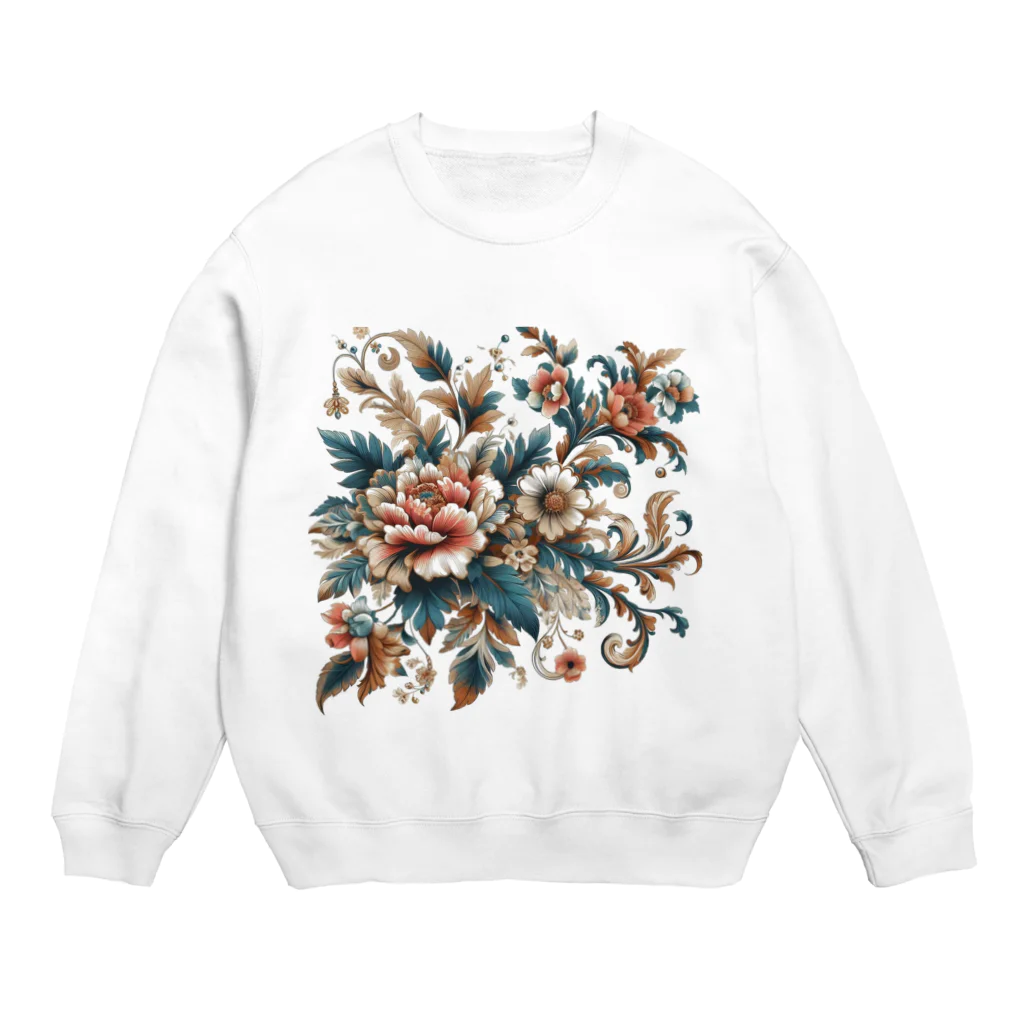 shopの花柄 Crew Neck Sweatshirt