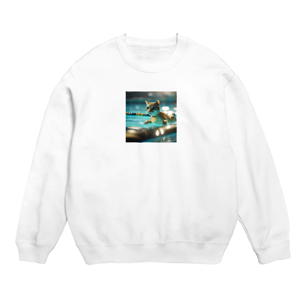 mentoreの水中のメカット・トライアンフ Crew Neck Sweatshirt