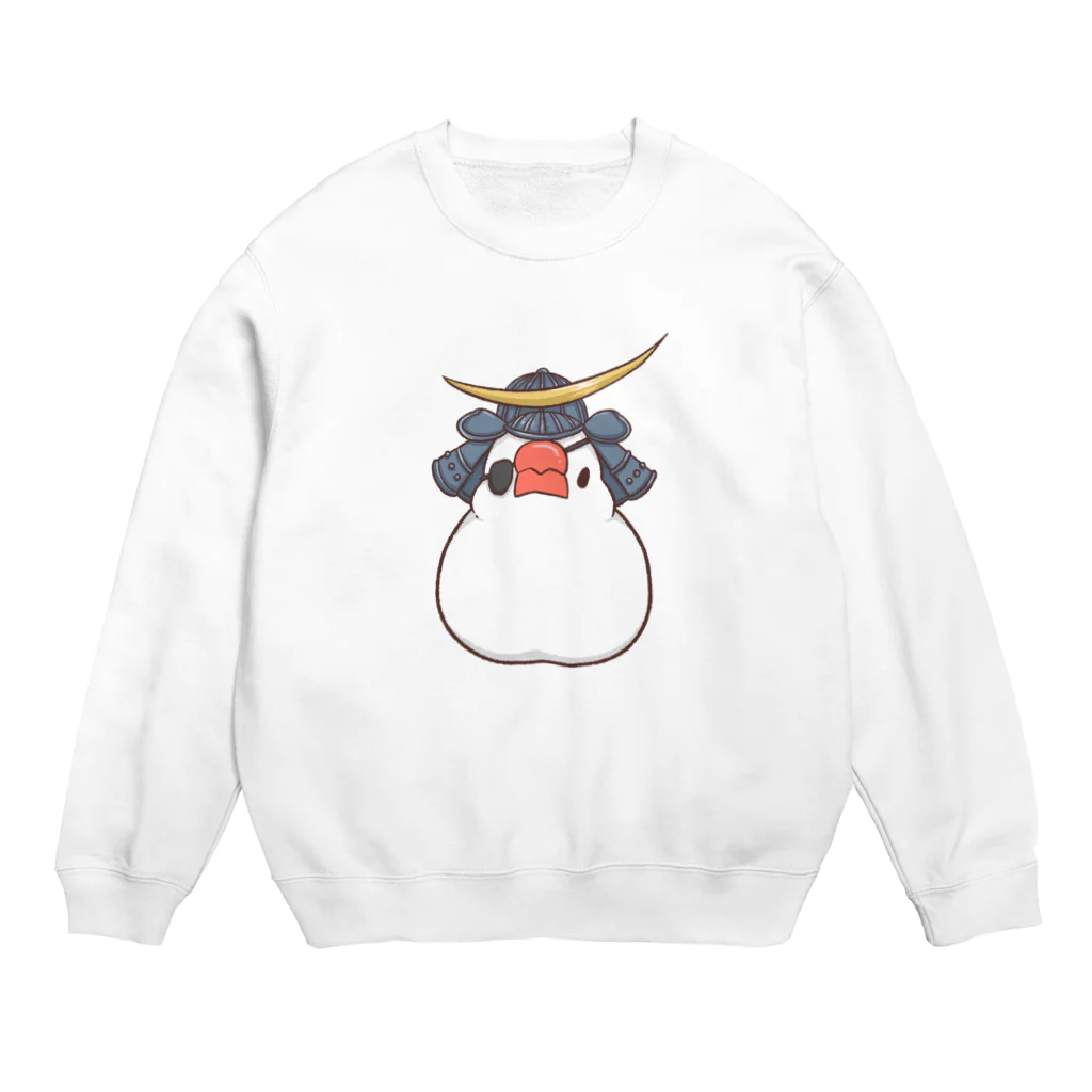 fukufukudo_514の宮城の文鳥 Crew Neck Sweatshirt