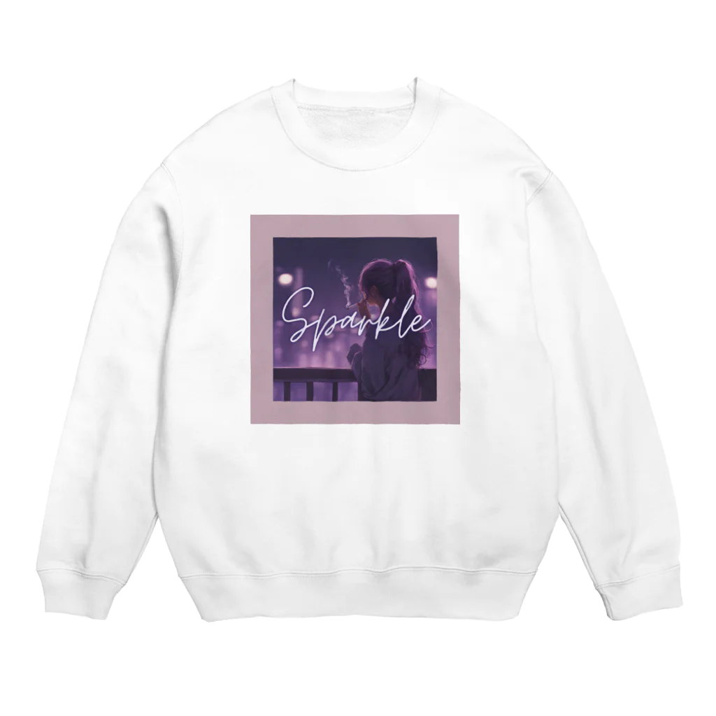 sparkleの80’ｓ sparkle  Crew Neck Sweatshirt