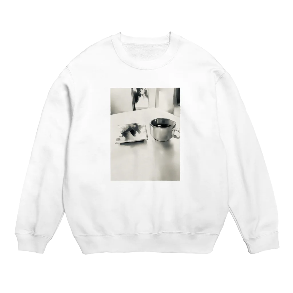 meyl29のコーヒーと。 Crew Neck Sweatshirt