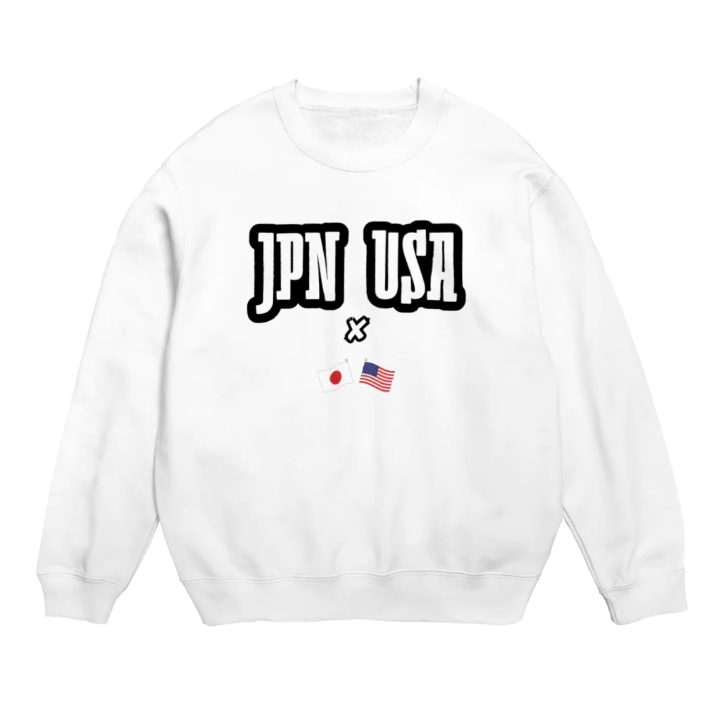 bmwusのJPN✘USA Crew Neck Sweatshirt