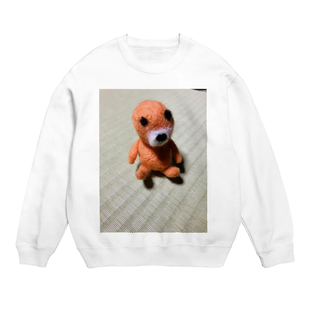 ポメラニアンのアリスくんの謎の生き物 Crew Neck Sweatshirt