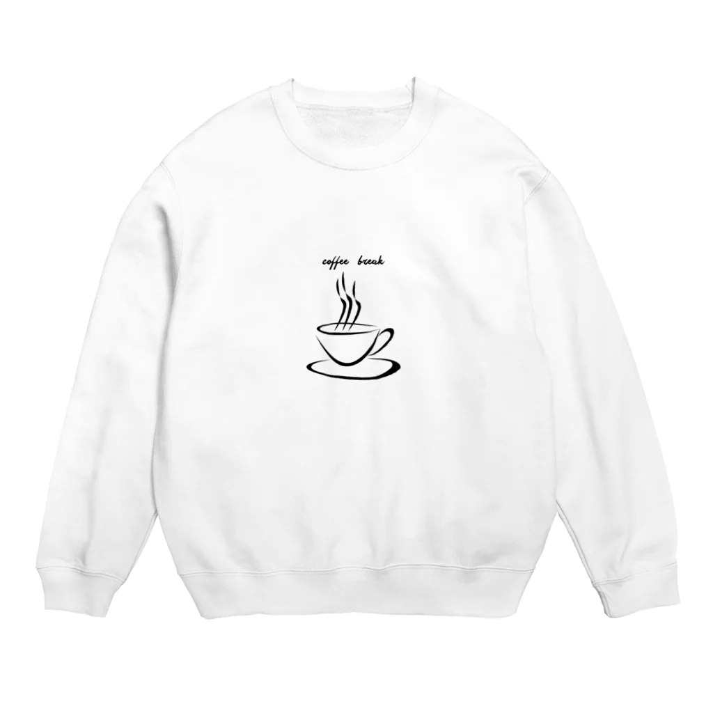 KIILOのコーヒーブレイク Crew Neck Sweatshirt