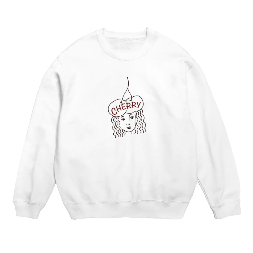 omi-naのアメリカンチェリー Crew Neck Sweatshirt