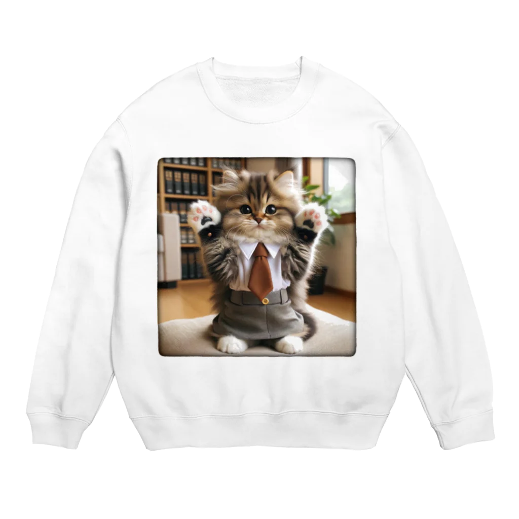 LISPの可愛い猫ちゃん06 Crew Neck Sweatshirt