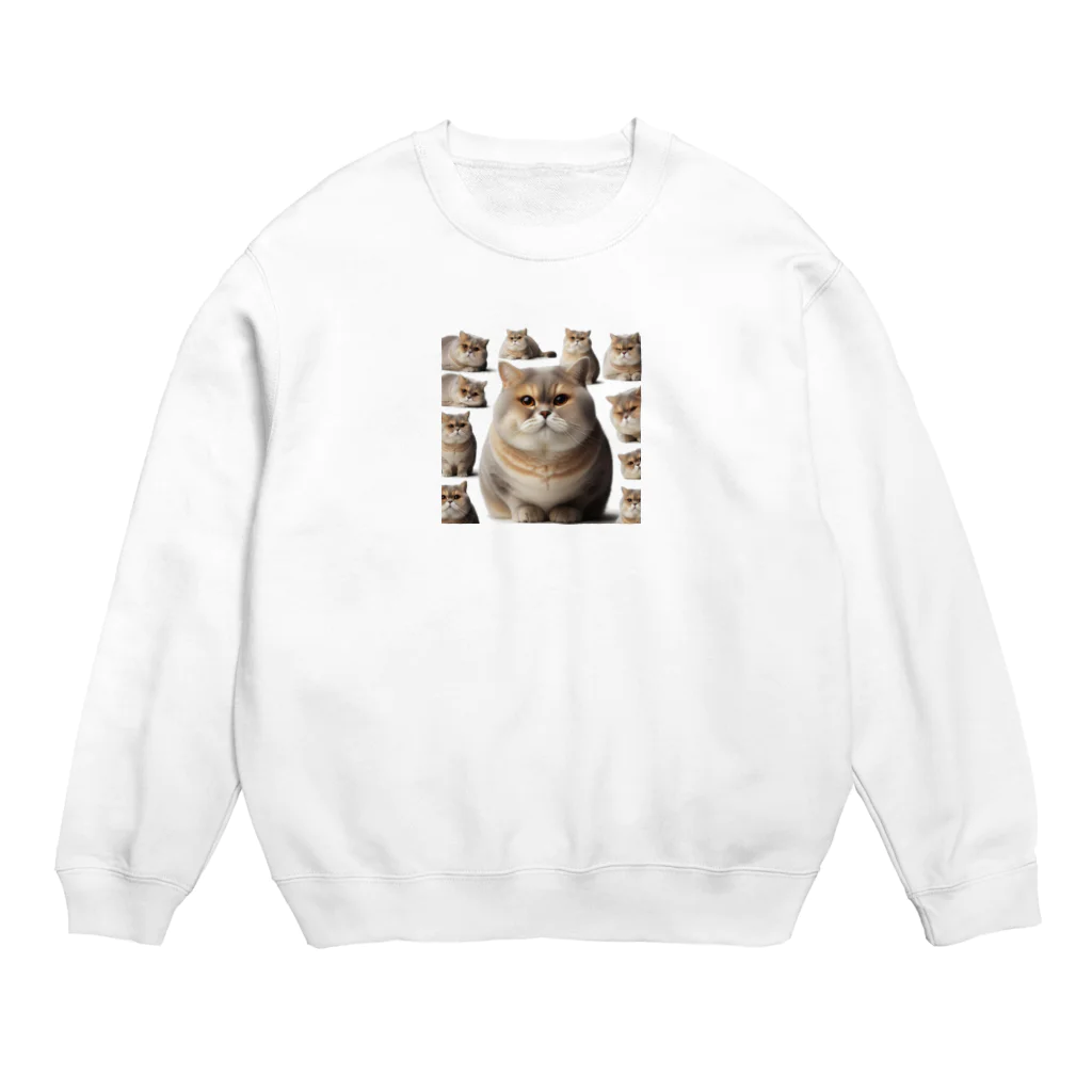 ブリティッシュショップのおすわりブリティッシュ Crew Neck Sweatshirt