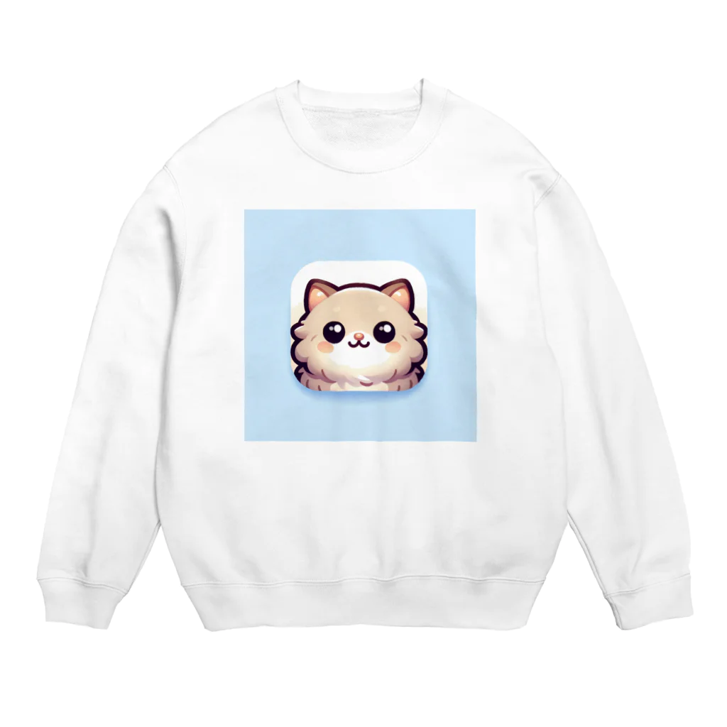 raytnのむぅちゃん Crew Neck Sweatshirt