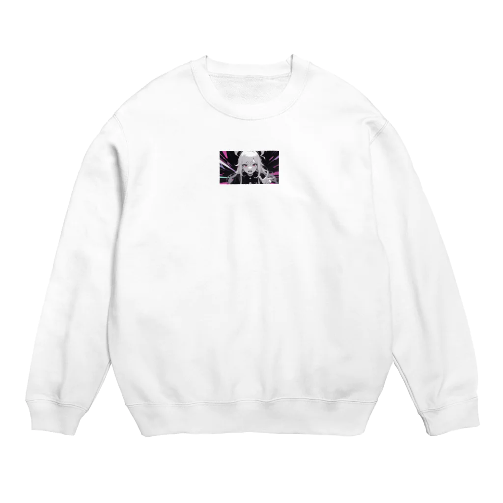 Araki_の病みカワ天使 Crew Neck Sweatshirt