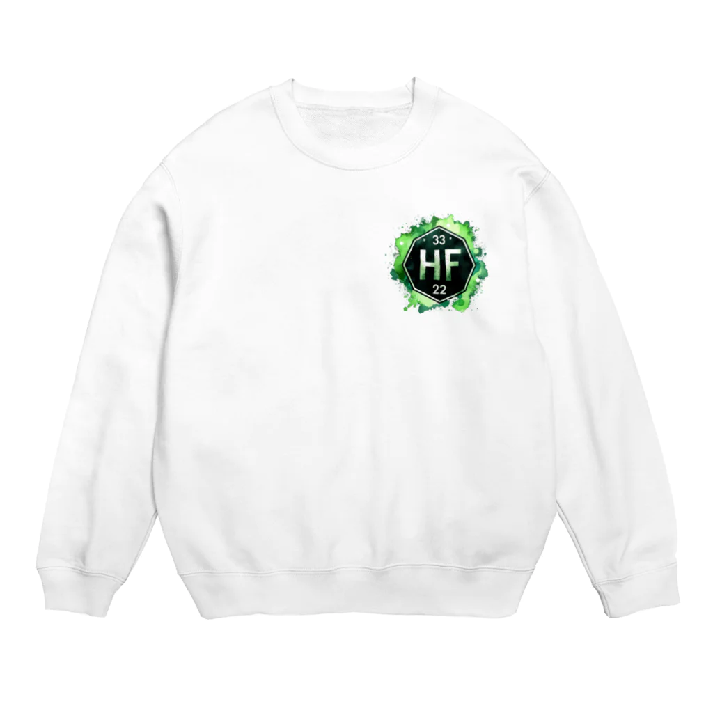 science closet（科学×ファッション）の元素シリーズ　~ハフニウム Hf~ Crew Neck Sweatshirt
