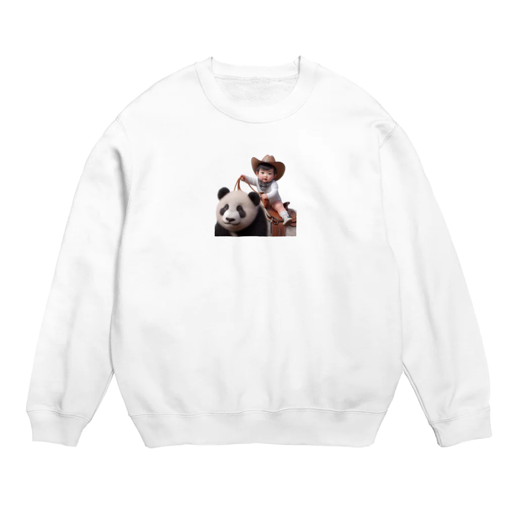 taka-kamikazeの赤ちゃんカウボーイ Crew Neck Sweatshirt