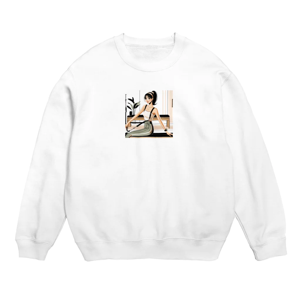 21歳女子　運動大好きMinamiのおしゃれMinami のヨガグッズ！ Crew Neck Sweatshirt