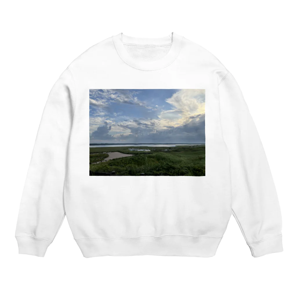 kenty0の釧路湿原 Crew Neck Sweatshirt