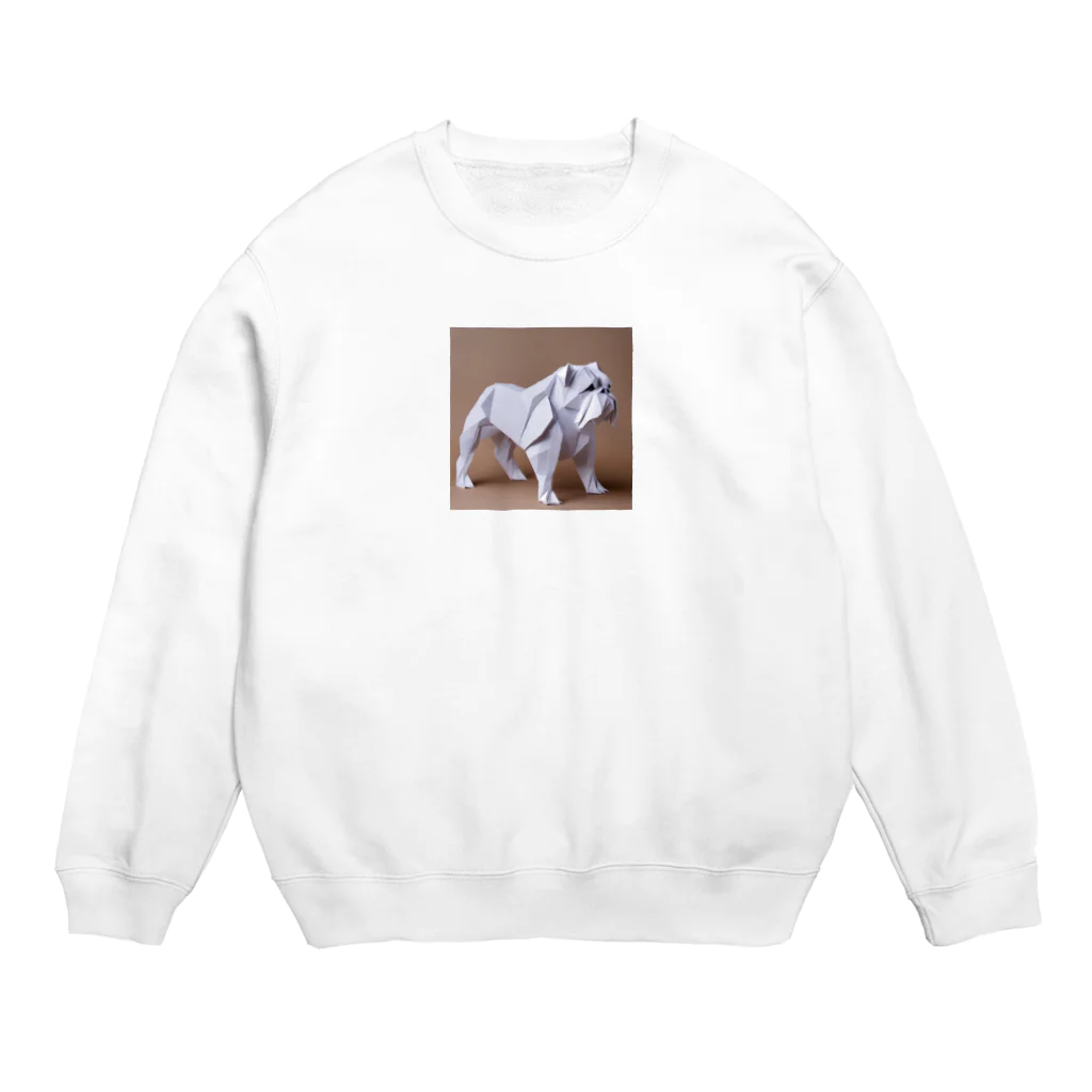 barisukaのマッチョなブルドッグ Crew Neck Sweatshirt