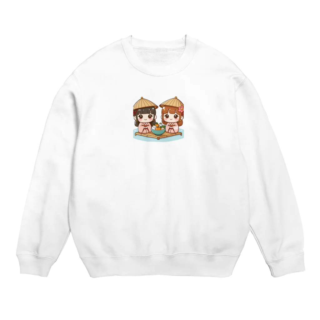 oura12のお正月が終わり、ひな祭りの季節がやってきました！ Crew Neck Sweatshirt