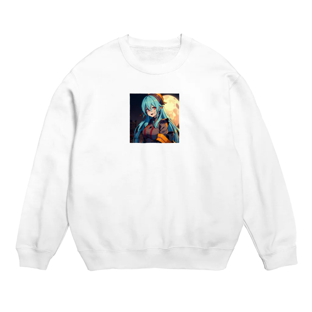 ほっこりアニメマートのゾンビィ～3 Crew Neck Sweatshirt