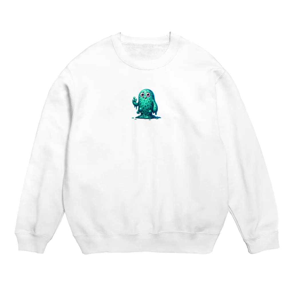 妄想ポテトのスライム妖怪 Crew Neck Sweatshirt