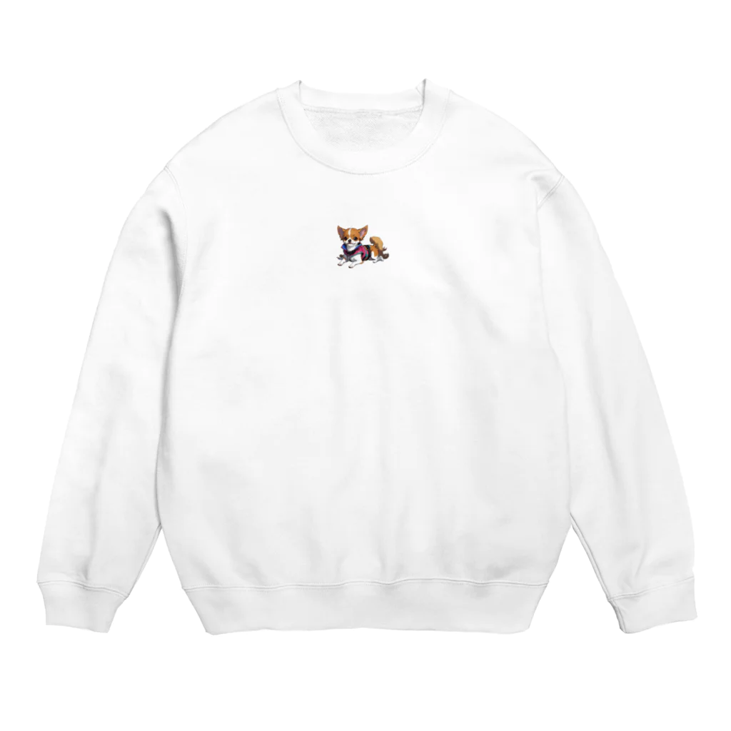 Cocomonのキュートチワワ Crew Neck Sweatshirt