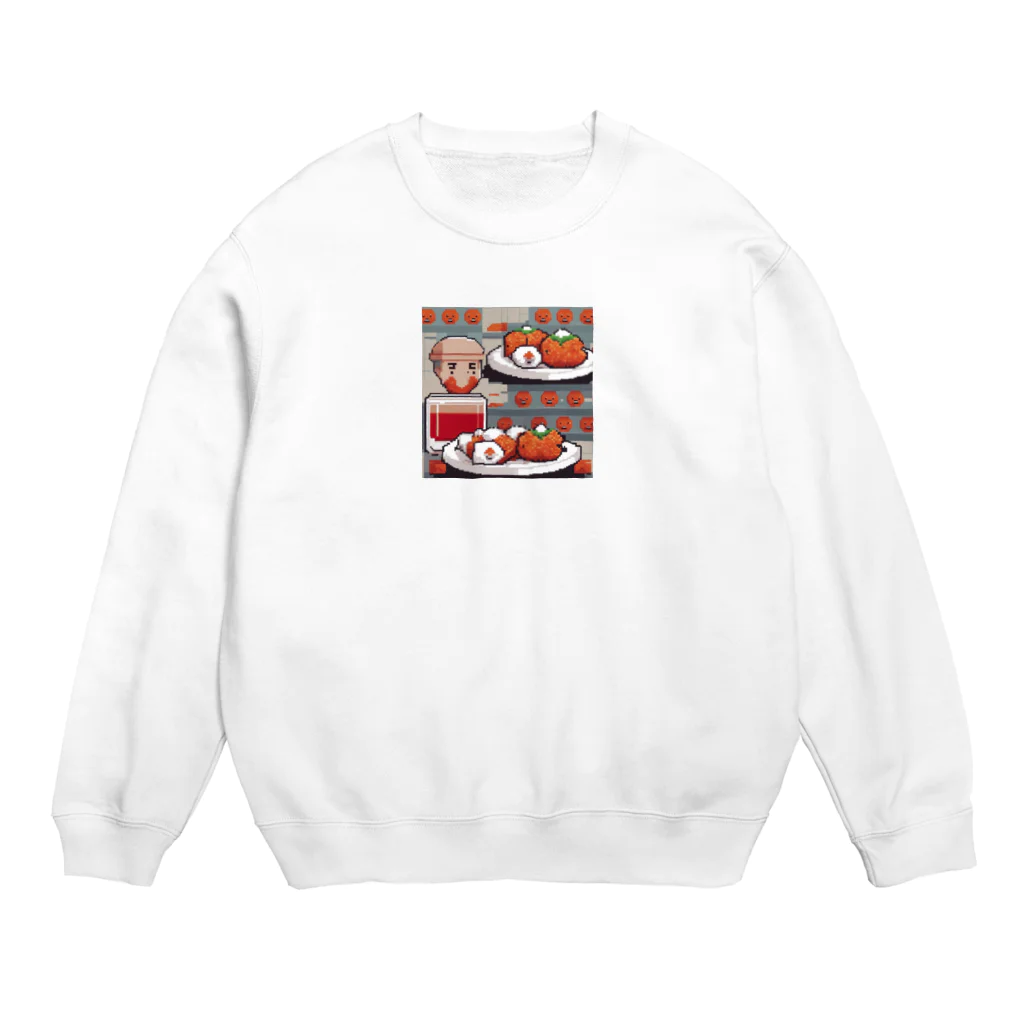 kawaiidoubututatiのいくらおにぎり Crew Neck Sweatshirt