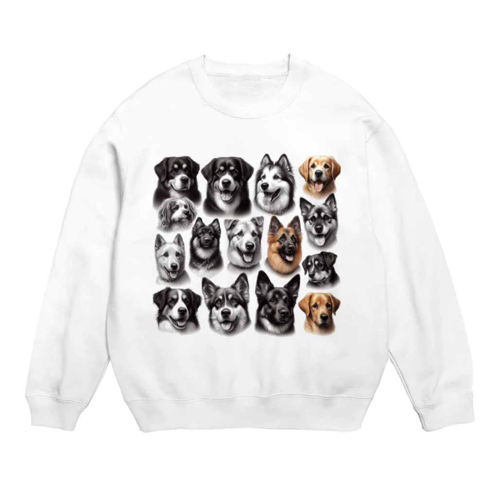 dogfulのかっこいい大型犬 Crew Neck Sweatshirt