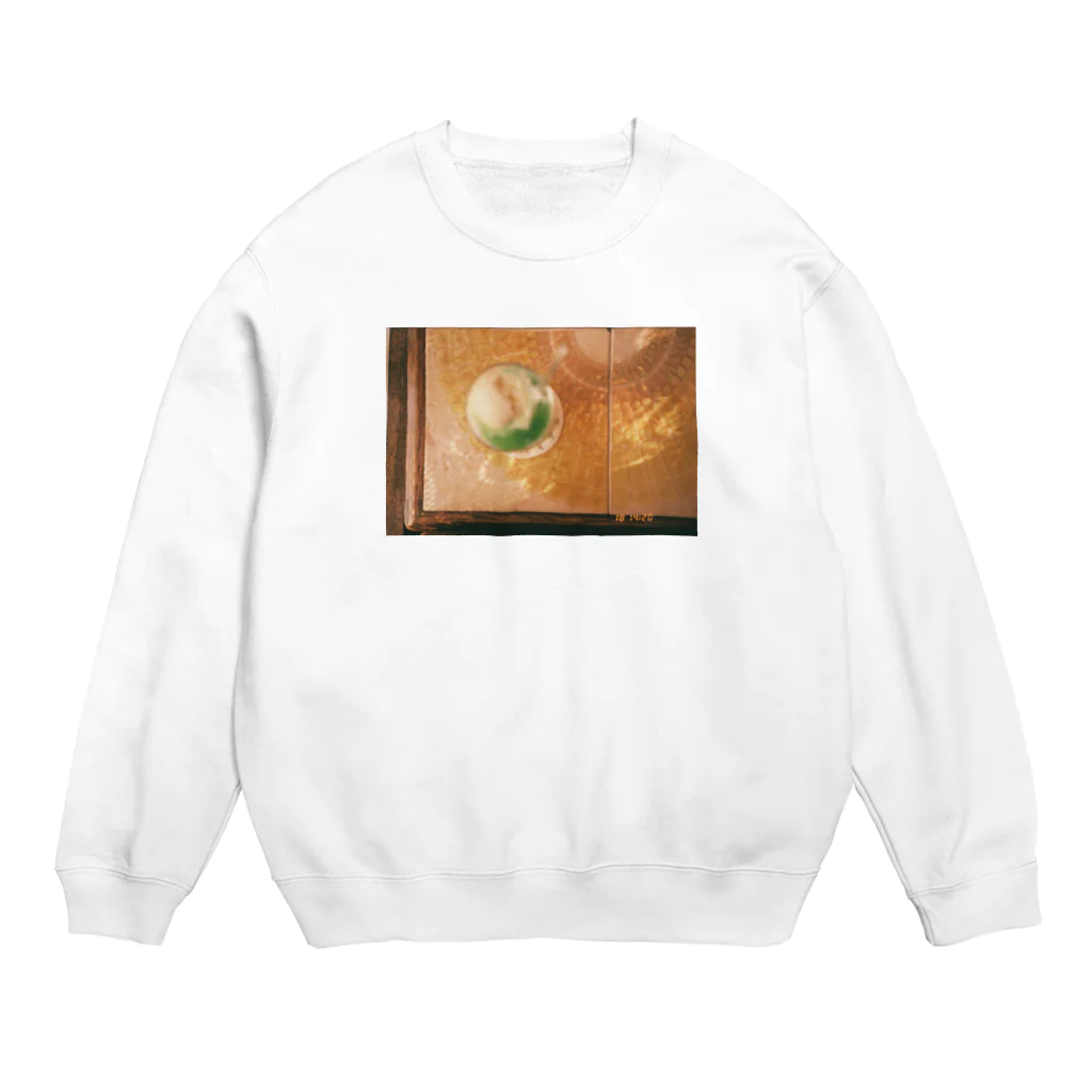 オツムテンテンの木漏れ日メロンフロート Crew Neck Sweatshirt