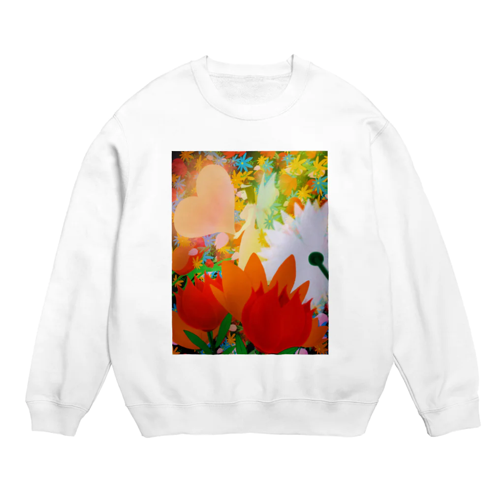 haa-taのお花畑で願う Crew Neck Sweatshirt