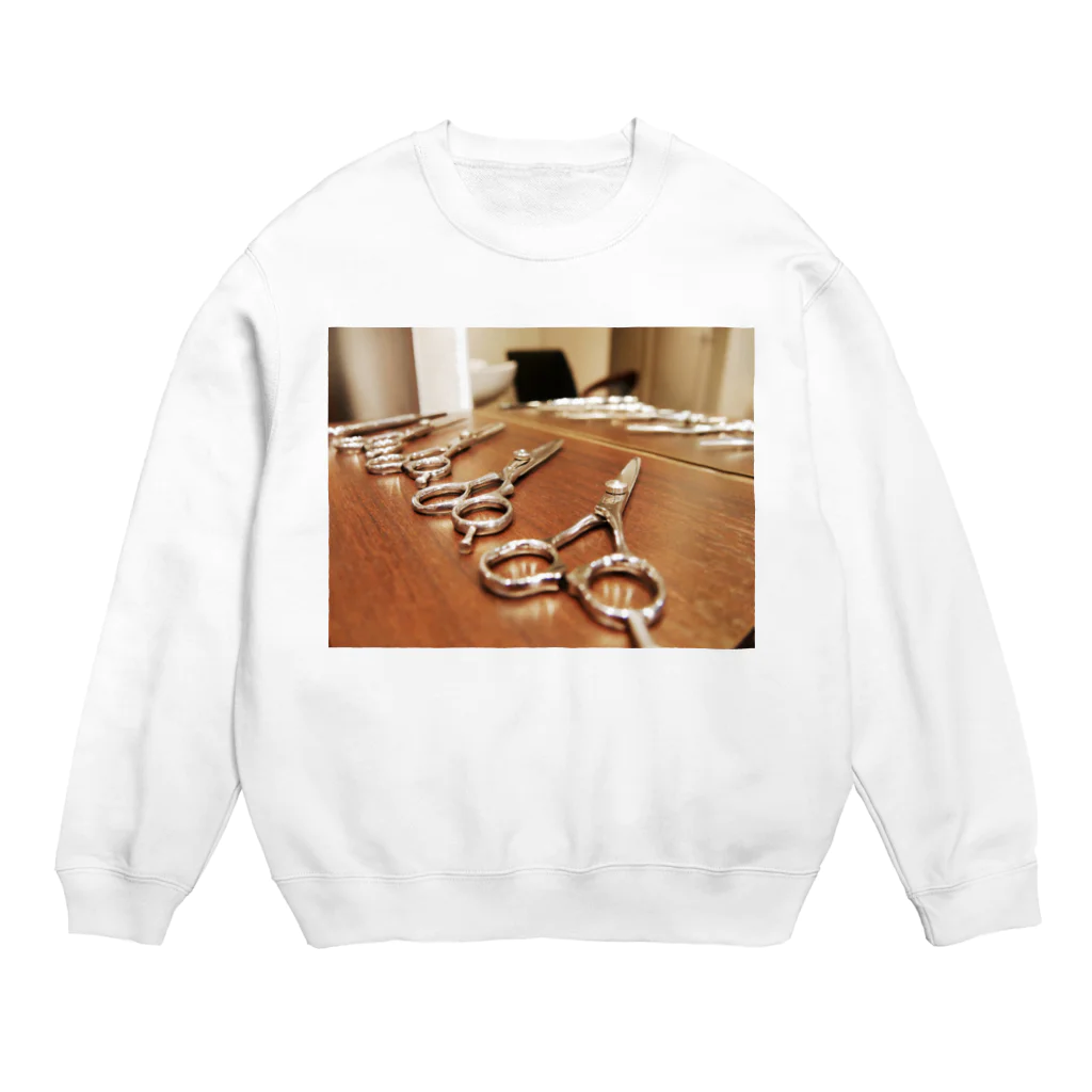 LOBtのハサミとかがみ Crew Neck Sweatshirt