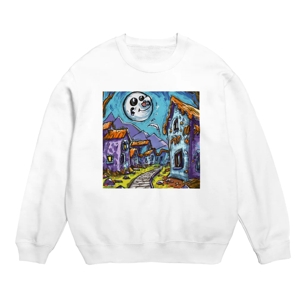 Paonのズーのゾンビくんの町 Crew Neck Sweatshirt