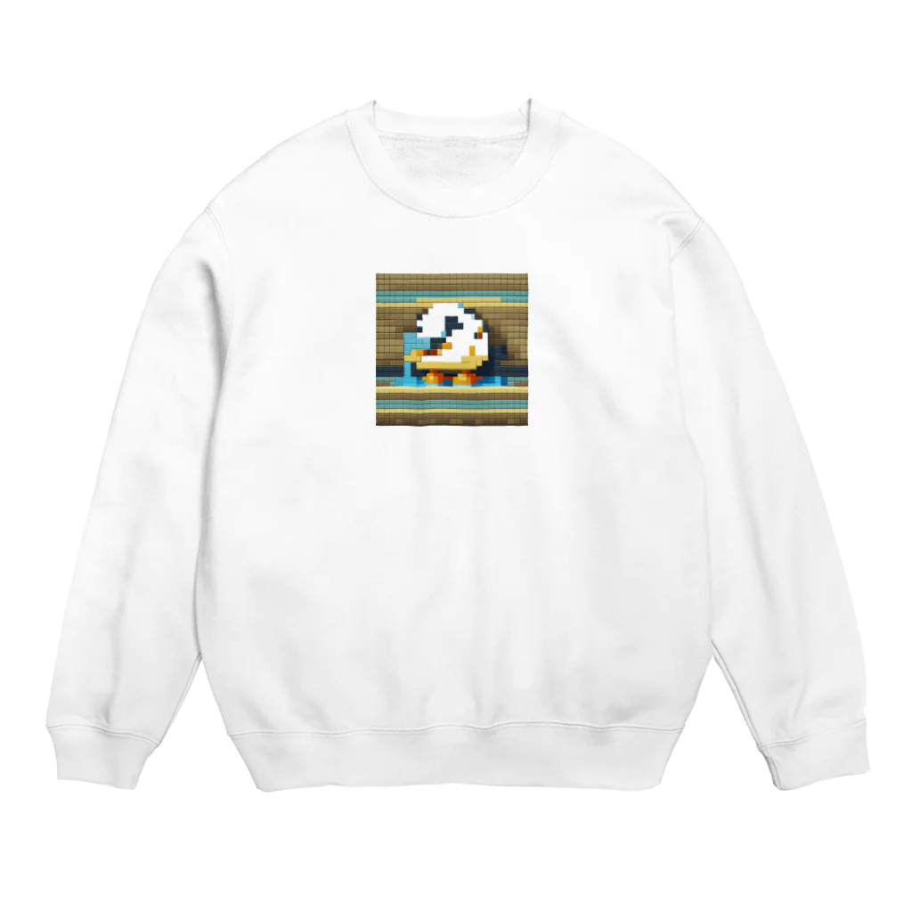 bousyounenの水しぶきをあげるアヒルの足指 Crew Neck Sweatshirt