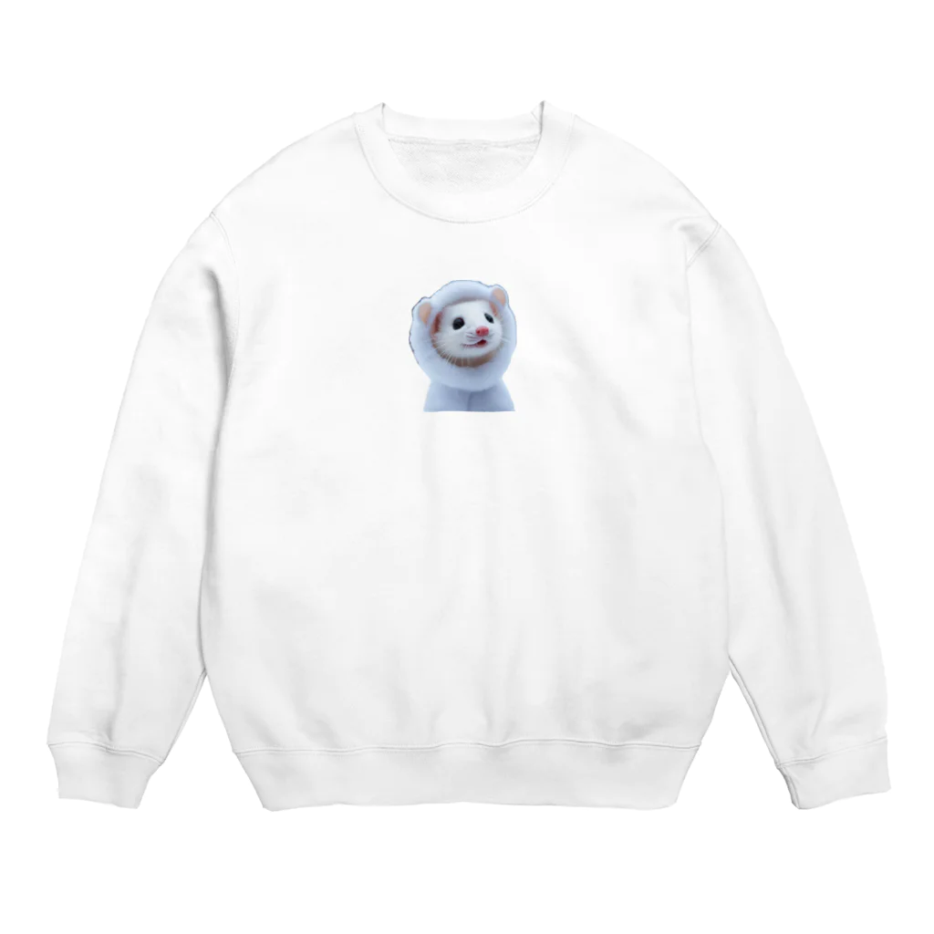 HaIMaRuKoのイタチ　イん　いたち Crew Neck Sweatshirt