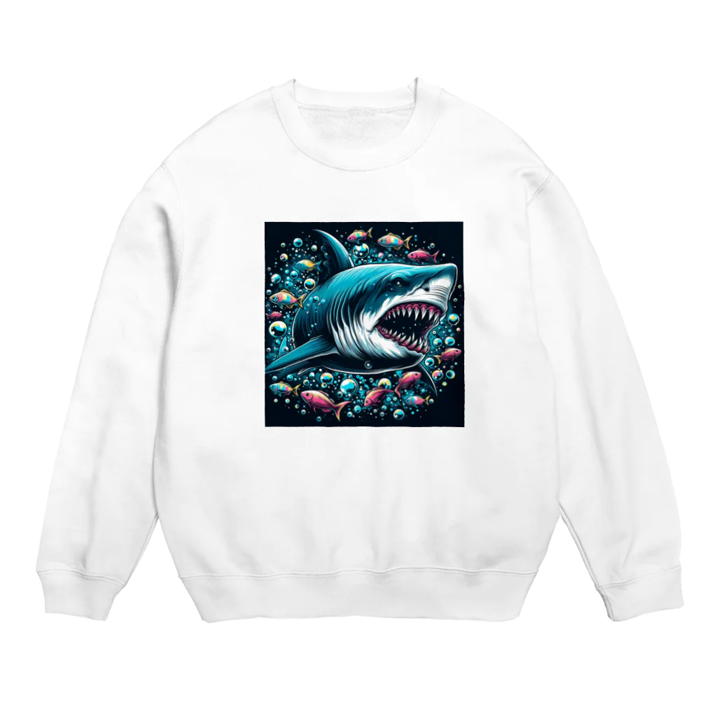 アートフル・メッセンジャーのCOOL SHARK Crew Neck Sweatshirt