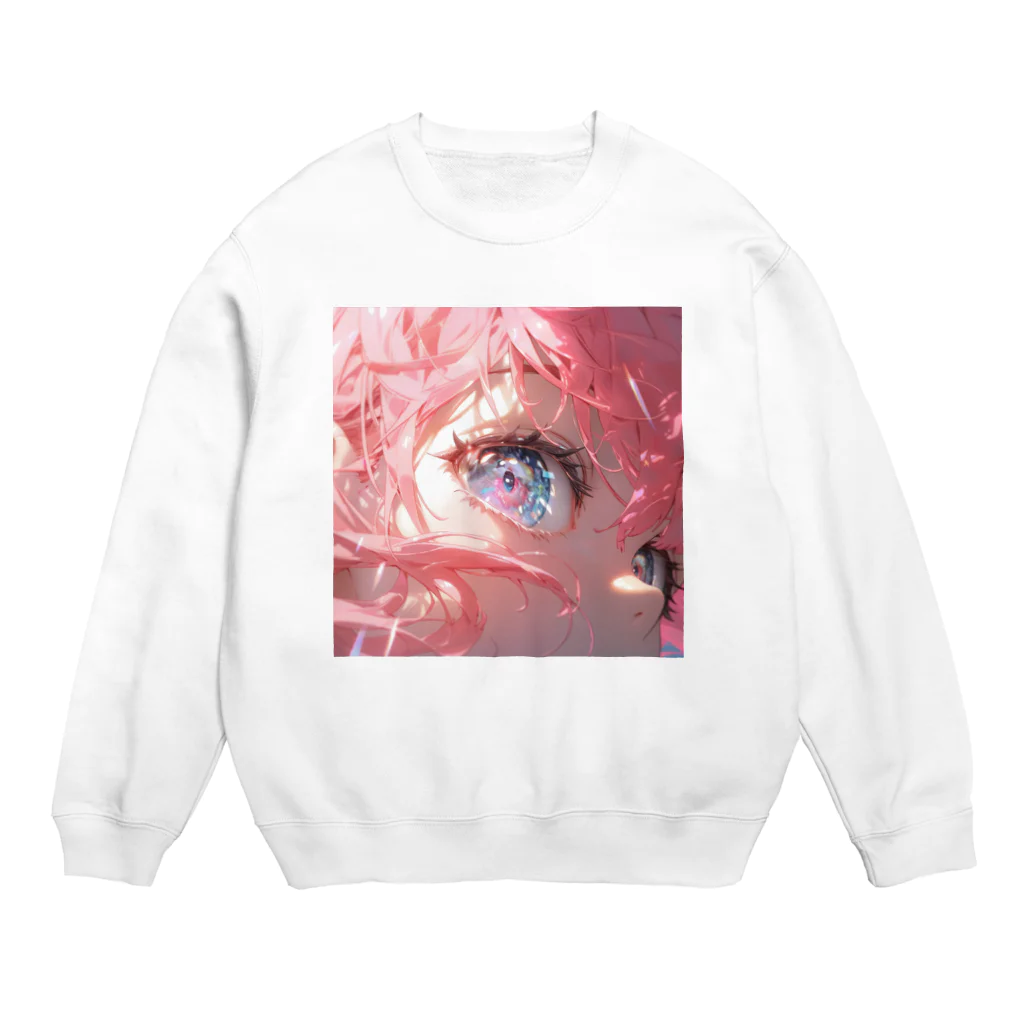 ぶーたんの魔法の瞳 Crew Neck Sweatshirt