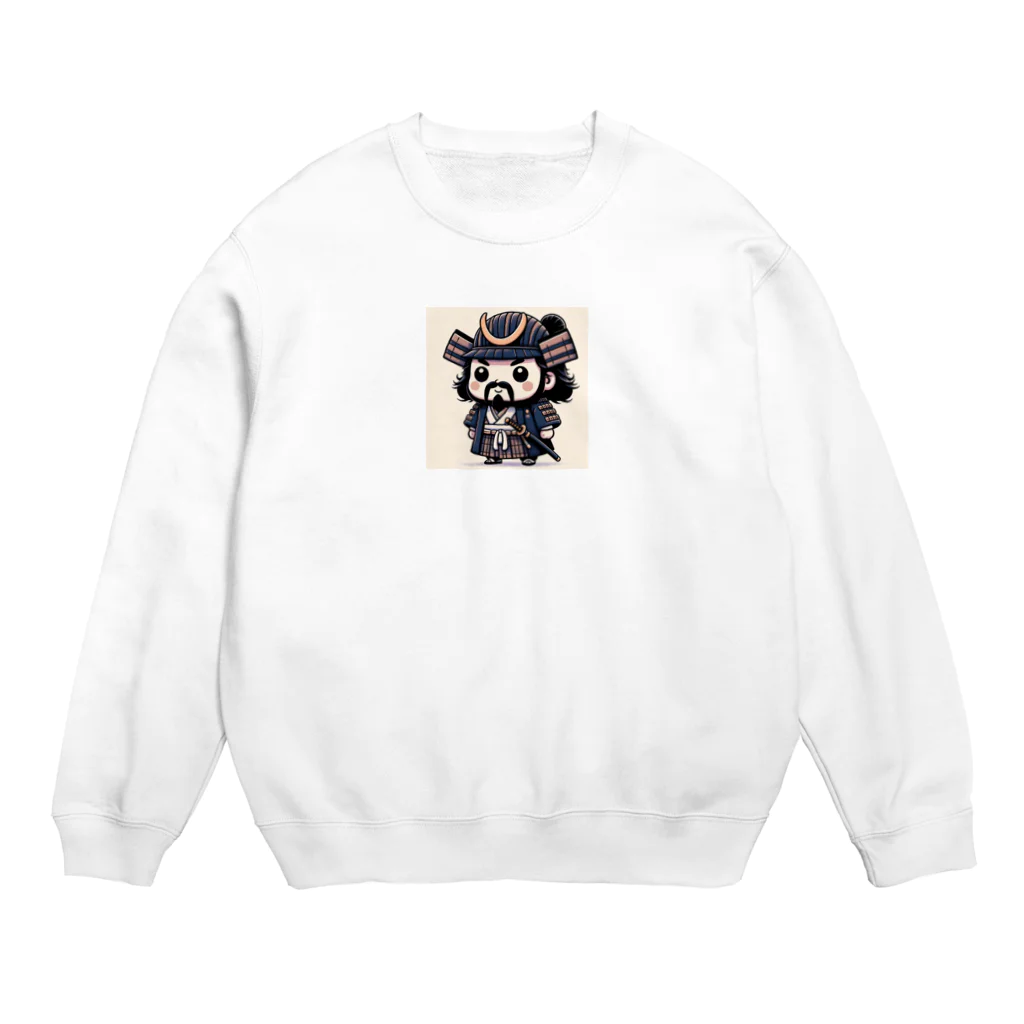 戦国時代マニアのデフォルメ小早川秀秋君 Crew Neck Sweatshirt