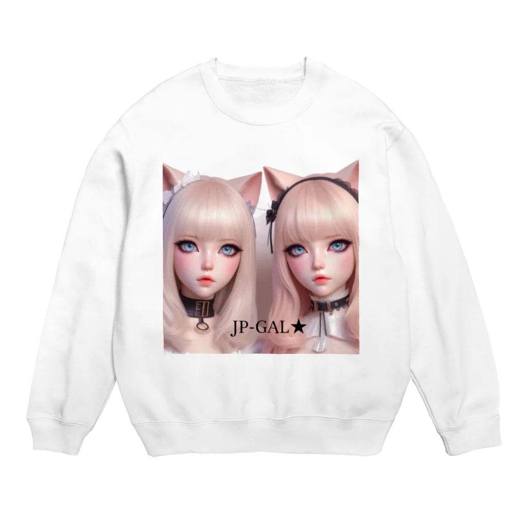 ca2432oebのJP-GAL-CAT03 Crew Neck Sweatshirt