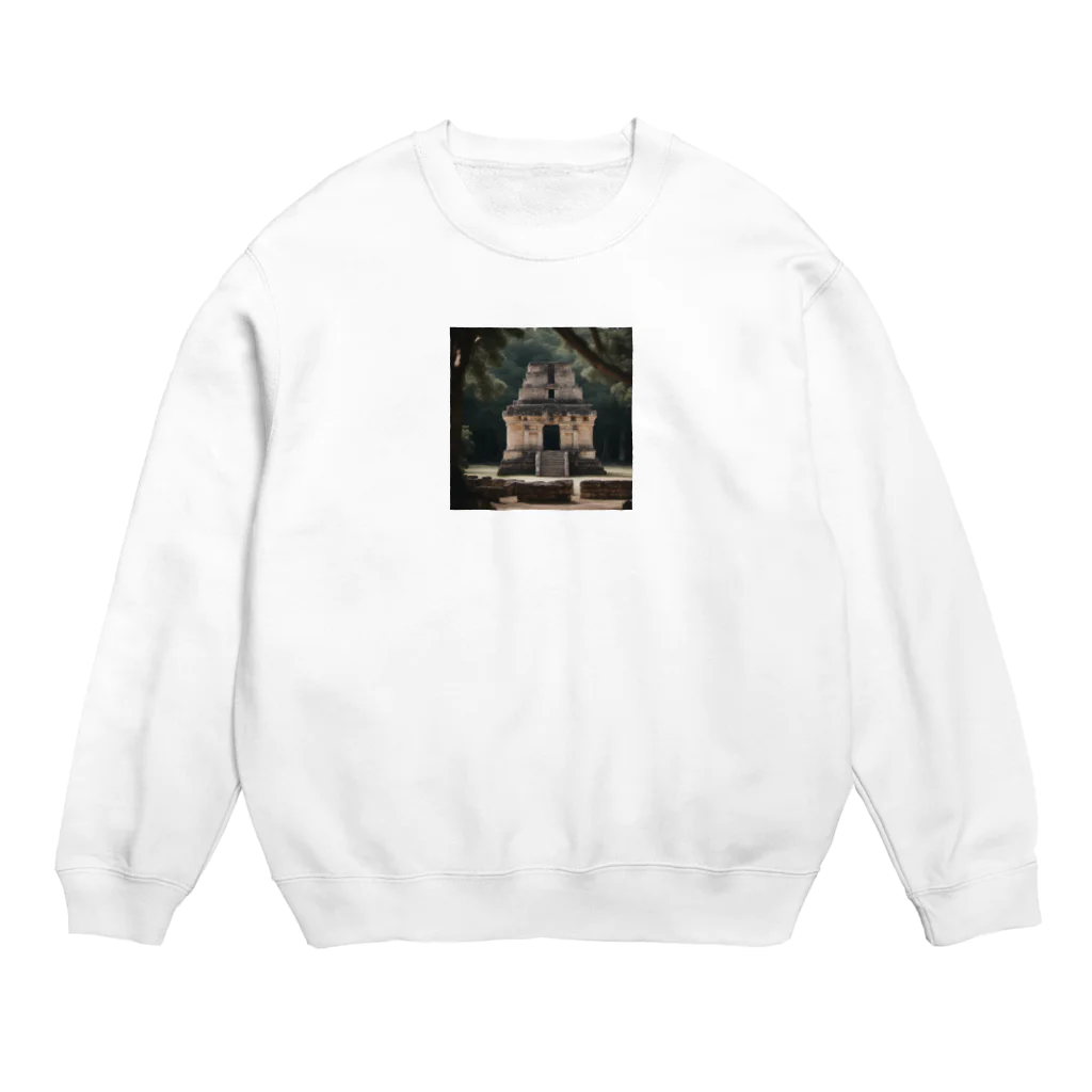 metametamonnのメキシコのチチェン・イッツァ遺跡 Crew Neck Sweatshirt