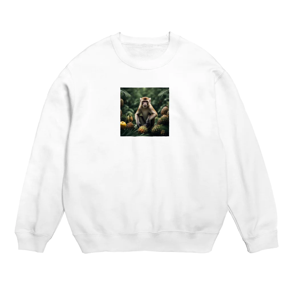 ZORATHのパイナップル　サル Crew Neck Sweatshirt