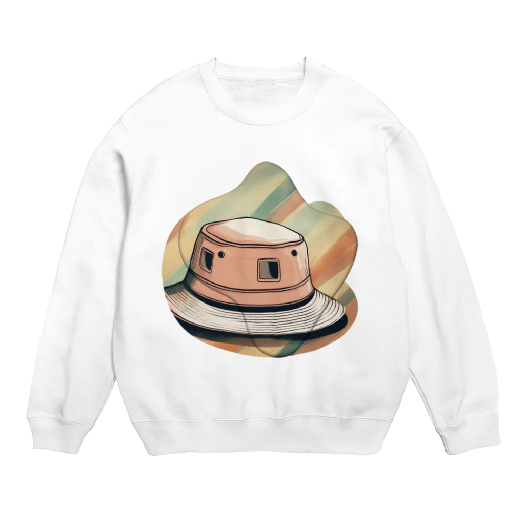 NaROOMの【アート】レトロかわいいバケットハット💗 Crew Neck Sweatshirt