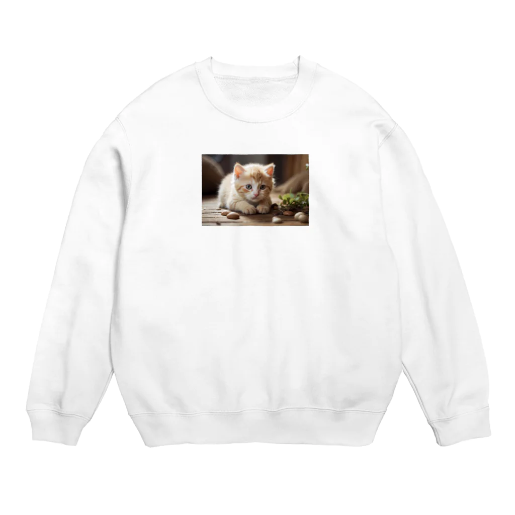 syuko5の癒しの猫ちゃん Crew Neck Sweatshirt